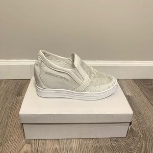 NWT Lace Sneaker Wedge, Sz 6.5